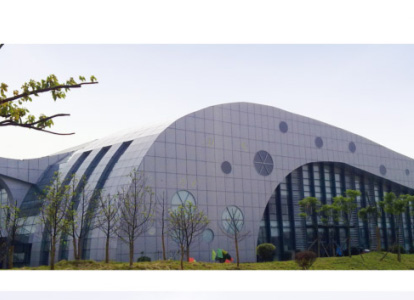 东营会议中心外景网架工程